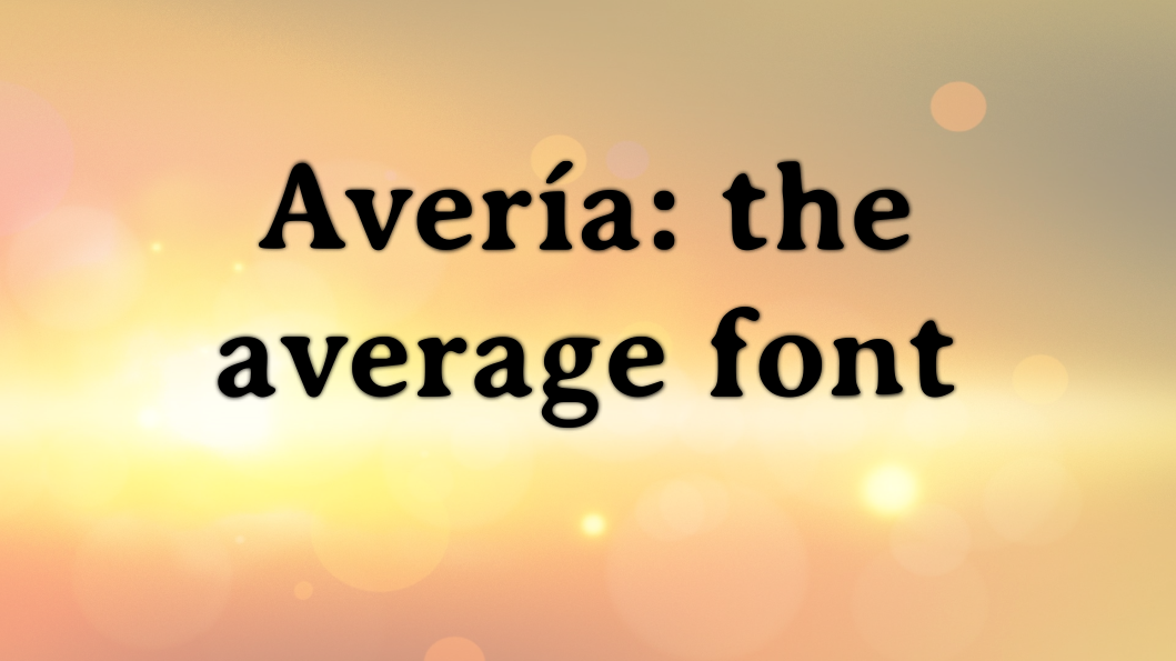 General background image with text of title.